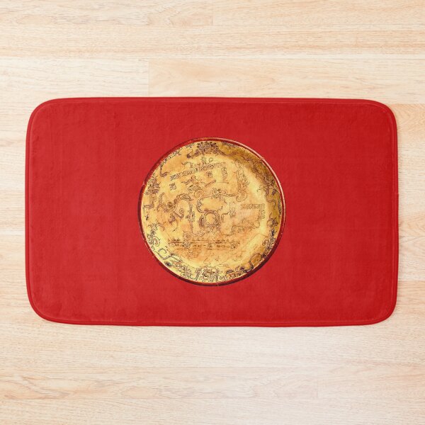 Item preview, Plate with the god Chahk Maya 600-800 CE designed and sold by Antigua_Arcana.
