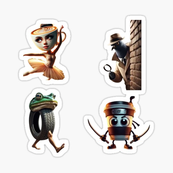 Item preview, Italian Brainrot Sticker Pack  designed and sold by LookinFreshh.
