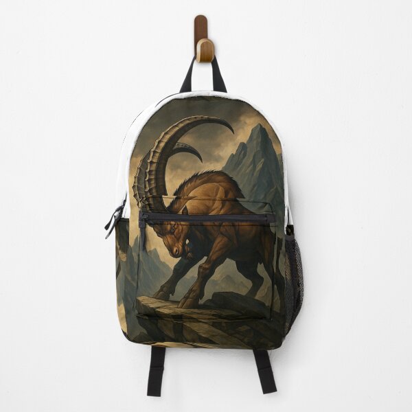 Item preview, Ibex Fury – Guardian of the Cliffs designed and sold by cottoncode.