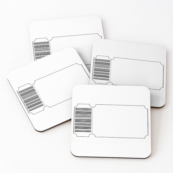Item preview, White Ticket - Blank designed and sold by SquirrelsStore.