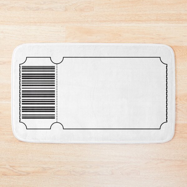 Item preview, White Ticket - Blank designed and sold by SquirrelsStore.