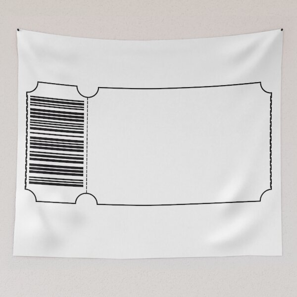 Item preview, White Ticket - Blank designed and sold by SquirrelsStore.
