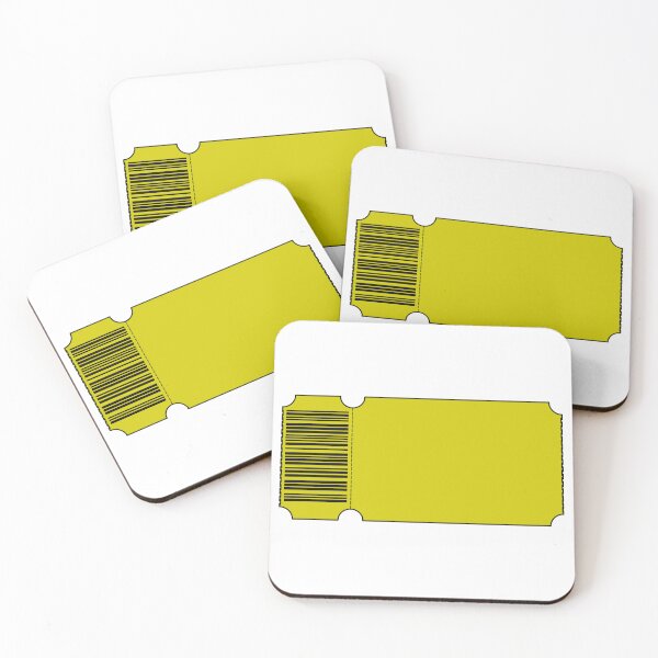 Item preview, Yellow Ticket - Blank designed and sold by SquirrelsStore.