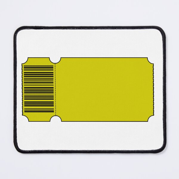Item preview, Yellow Ticket - Blank designed and sold by SquirrelsStore.