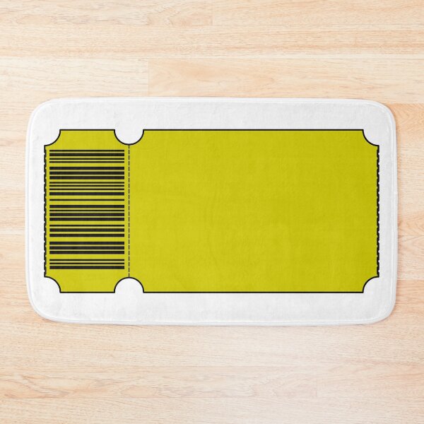 Item preview, Yellow Ticket - Blank designed and sold by SquirrelsStore.