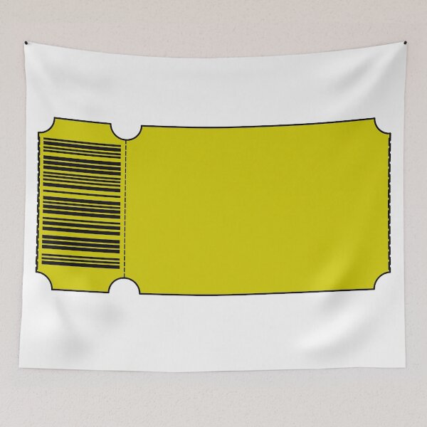 Item preview, Yellow Ticket - Blank designed and sold by SquirrelsStore.