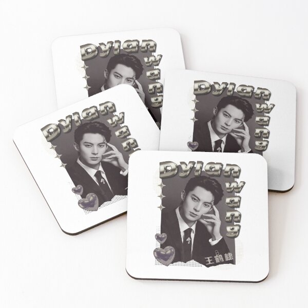 Item preview, Dylan Wang Chinese Drama Actor Scrapbook Collage Cozy Y2K in Black White Gold designed and sold by HELL0WBELLO.