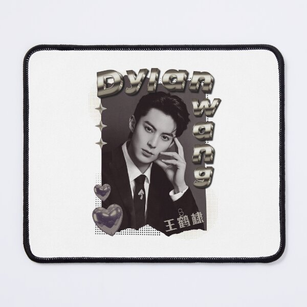 Item preview, Dylan Wang Chinese Drama Actor Scrapbook Collage Cozy Y2K in Black White Gold designed and sold by HELL0WBELLO.