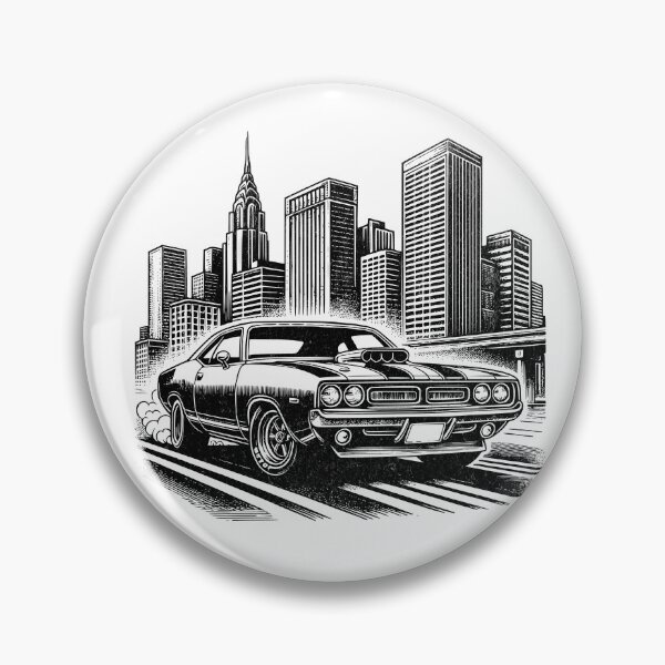 Item preview, Muscle & Metal – Classic Ride, City Vibes designed and sold by RyanK610.