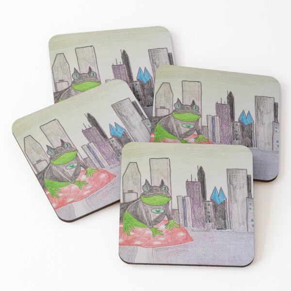 Item preview, Frog Super Hero designed and sold by cinemou-art.