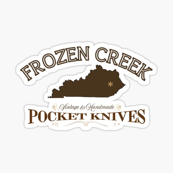 Item preview, Frozen Creek Vintage & Handmade Pocket Knives designed and sold by CrystalDesigns-.