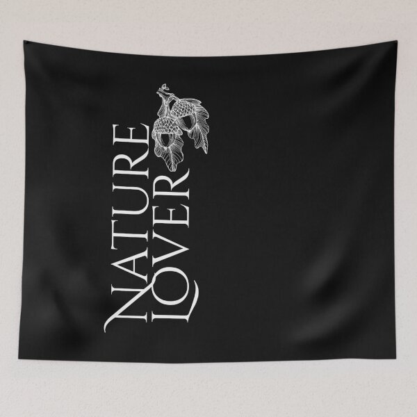 Item preview, Nature Lover White Line Leaves Drawing Design designed and sold by EarthArtDesigns.