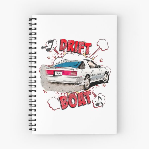 Item preview, Drift Boat – Retro JDM Supra Comic Style Drift Art designed and sold by Michael van der Hoorn.