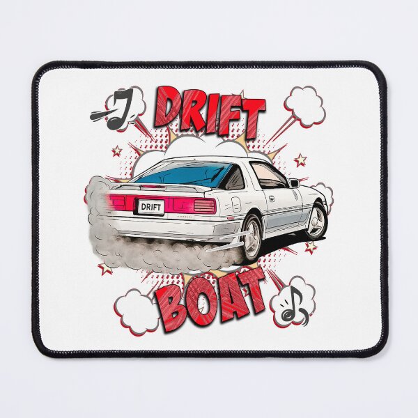 Item preview, Drift Boat – Retro JDM Supra Comic Style Drift Art designed and sold by Michael van der Hoorn.