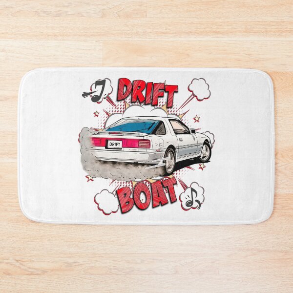 Item preview, Drift Boat – Retro JDM Supra Comic Style Drift Art designed and sold by Michael van der Hoorn.