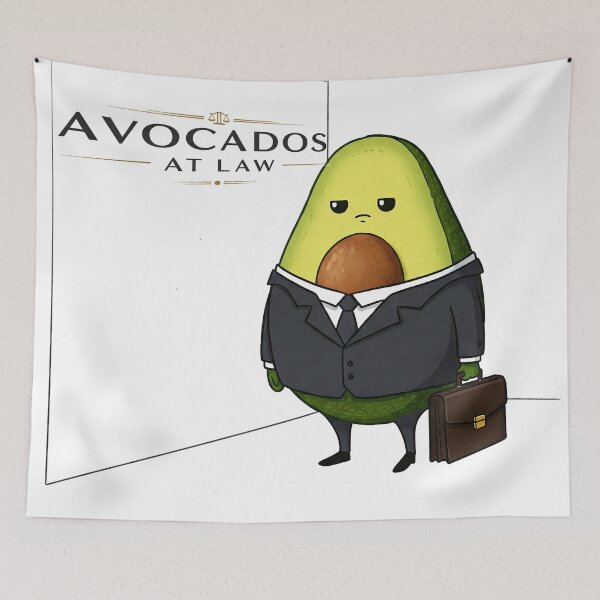 Item preview, Avocados at Law designed and sold by StitchNRebl.