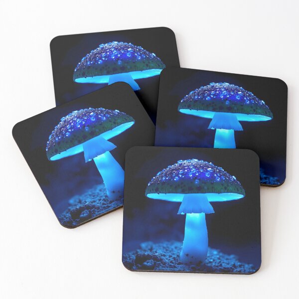 Item preview, Glowing Blue Shroom designed and sold by Lisamariesumner.