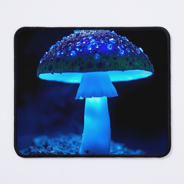 Item preview, Glowing Blue Shroom designed and sold by Lisamariesumner.