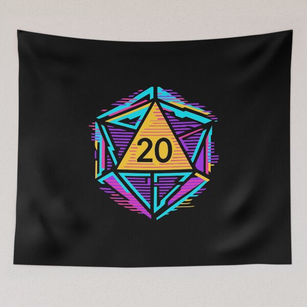 Item preview, D20 Neon Rift Punk Glow designed and sold by Timegraf.