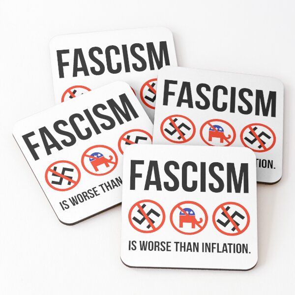 Item preview, Fascism is worse than inflation. designed and sold by Rachel the Artist .
