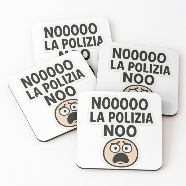 Item preview, NOOOOO LA POLIZIA NOO (Italian Brainrot)  designed and sold by LookinFreshh.