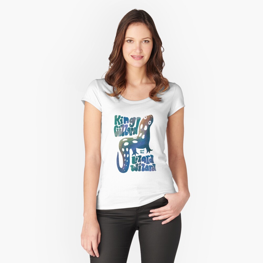 Vista previa del artículo con la obra «Camiseta entallada de cuello ancho», diseñado y vendido por snailychan.