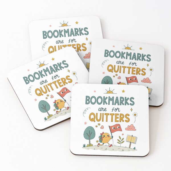 Item preview, bookmarks are for quitters  designed and sold by Ismartista.