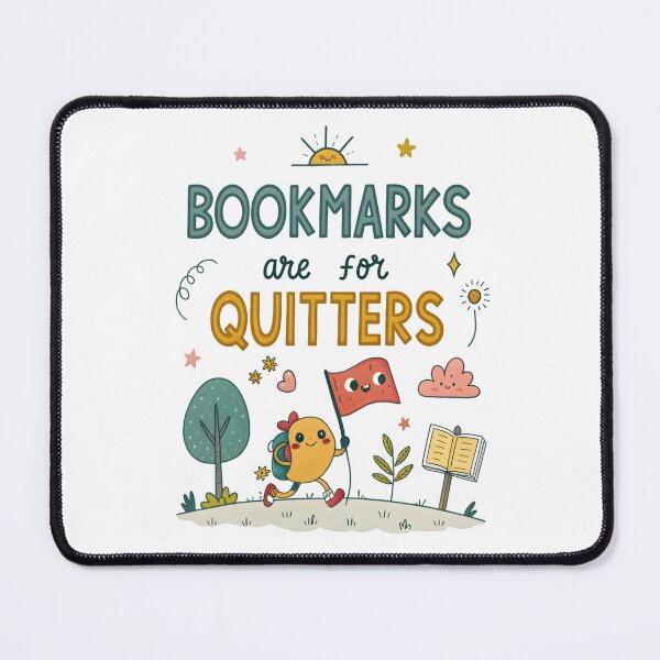 Item preview, bookmarks are for quitters designed and sold by Ismartista.