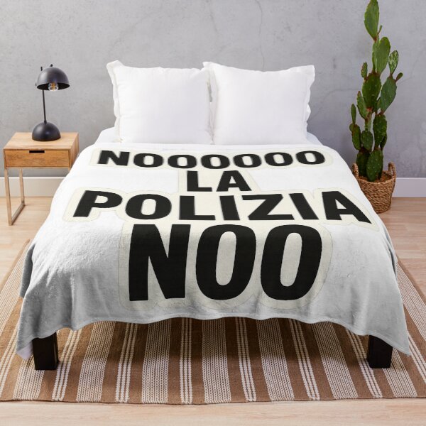 Item preview, NOOOOO LA POLIZIA NOO (Italian Brainrot) designed and sold by LookinFreshh.