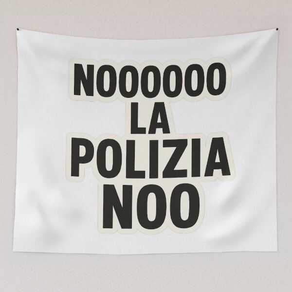 Item preview, NOOOOO LA POLIZIA NOO (Italian Brainrot)  designed and sold by LookinFreshh.
