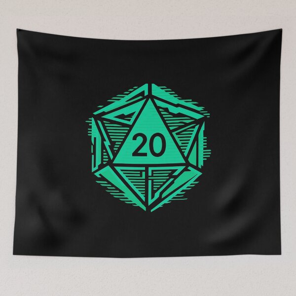 Item preview, D20 Neon Rift Punk Glow designed and sold by Timegraf.