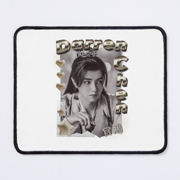 Item preview, Darren Chen Chinese Drama Actor Scrapbook Collage Cozy Y2K in Gold designed and sold by HELL0WBELLO.