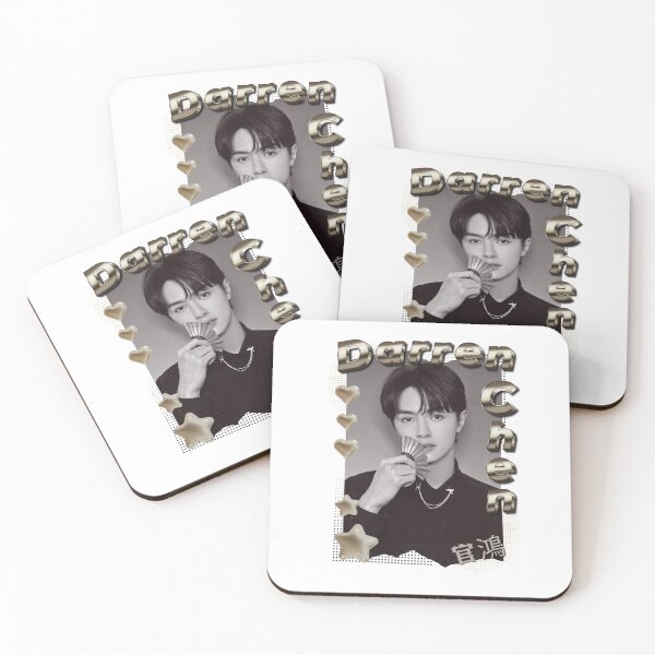 Item preview, Darren Chen Chinese Drama Actor Scrapbook Collage Cozy Y2K in Black White Gold designed and sold by HELL0WBELLO.