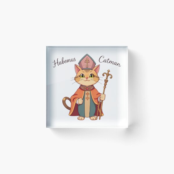 Item preview, Habemus Catman designed and sold by DaniArtDesign81.