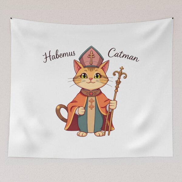Item preview, Habemus Catman designed and sold by DaniArtDesign81.
