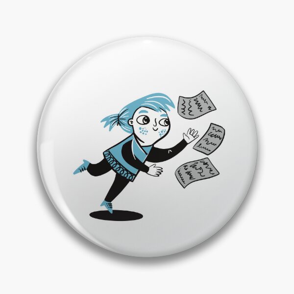 Item preview, Girl chasing papers designed and sold by jasmineberry.