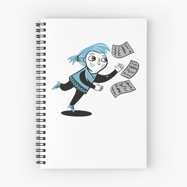 Item preview, Girl chasing papers designed and sold by jasmineberry.