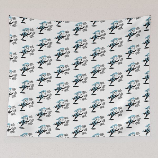 Item preview, Girl chasing papers designed and sold by jasmineberry.