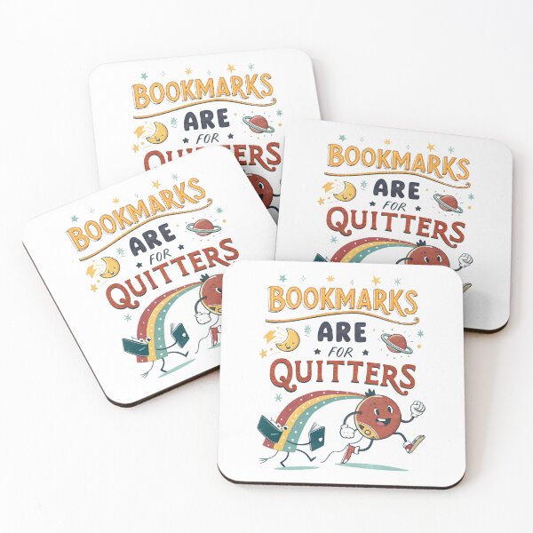 Item preview, bookmarks are for quitters designed and sold by Ismartista.