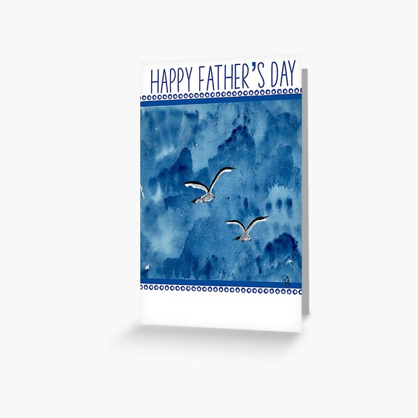 Item preview, Happy Father’s Day Card designed and sold by K Jolly Art .