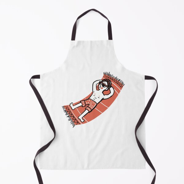 Item preview, Guy on a beach towel designed and sold by jasmineberry.