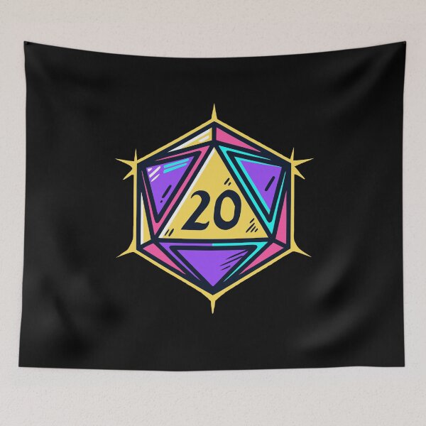 Item preview, D20 Neon Rift Punk Glow designed and sold by Timegraf.