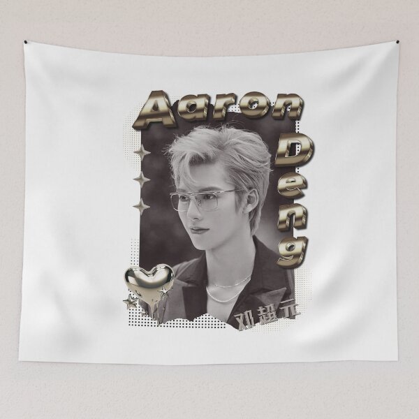 Item preview, Aaron Deng - Deng Chao Yuan Chinese Drama Actor Scrapbook Collage Cozy Y2K in Gold designed and sold by HELL0WBELLO.