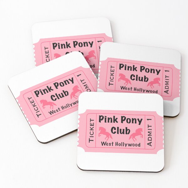 Item preview, Pink Pony Club Ticket designed and sold by StickishDesigns.