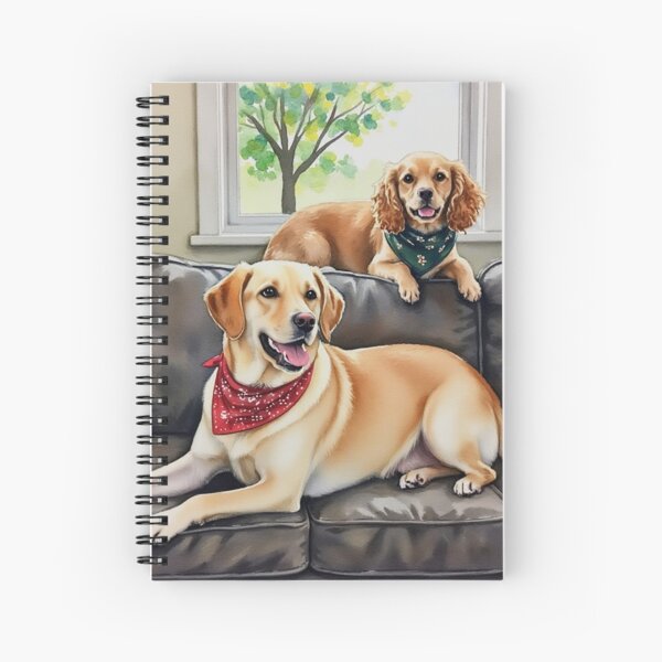 Item preview, Cozy Companions: A Heartwarming Portrait of Two Dogs designed and sold by Nimrodious.