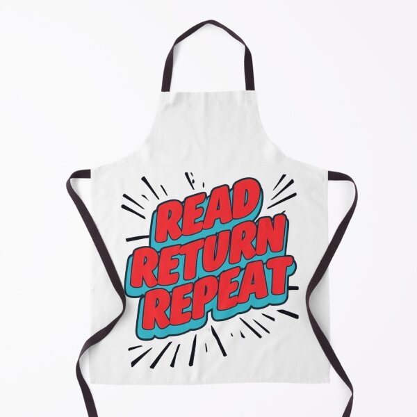 Item preview, Read Return Repeat T-Shirt – Minimalist Book Lover & Library Tee designed and sold by JOY STORE 45.