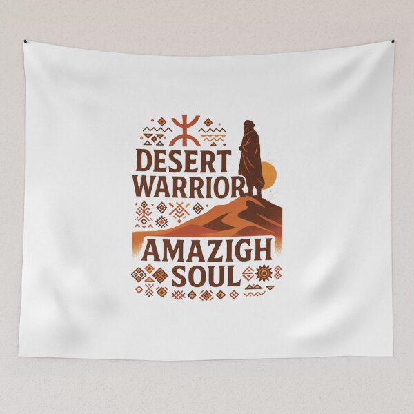 Item preview, Desert Warrior – Amazigh Soul ⵣ designed and sold by salimarts5dz.