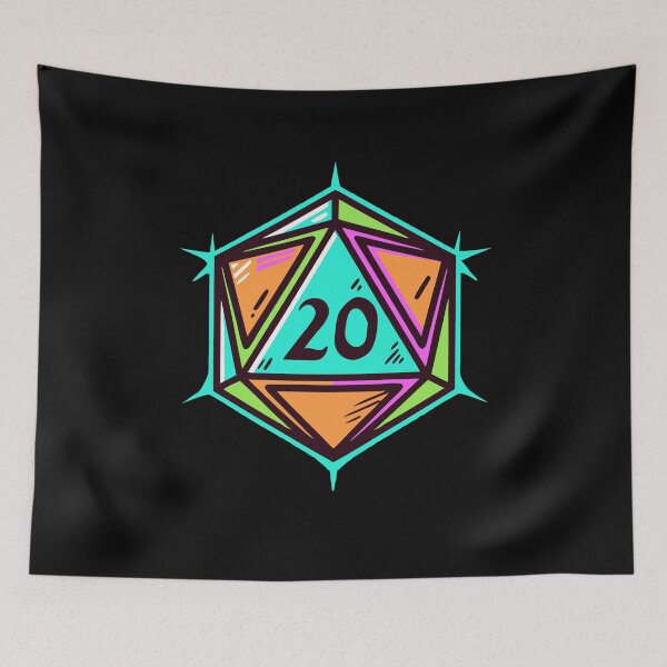 Item preview, D20 Neon Rift Punk Glow designed and sold by Timegraf.