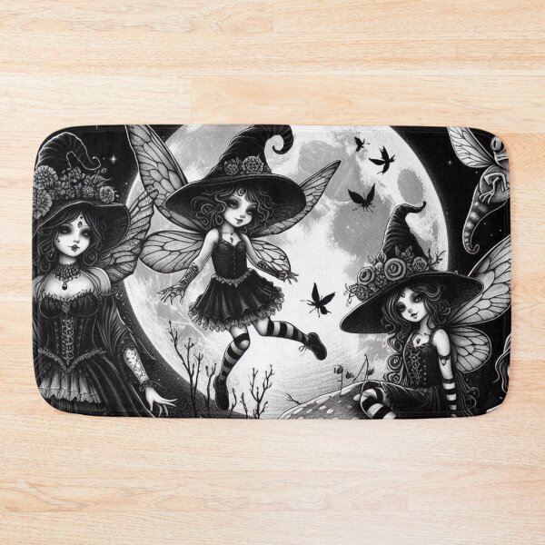 Item preview, Psychedelic Mushrooms and Fairies designed and sold by TheDarkWardrobe.