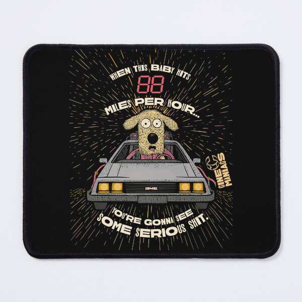 Item preview, 88 MPH Dog Ride – Time Travel Parody designed and sold by Cinemaniacs Shop.